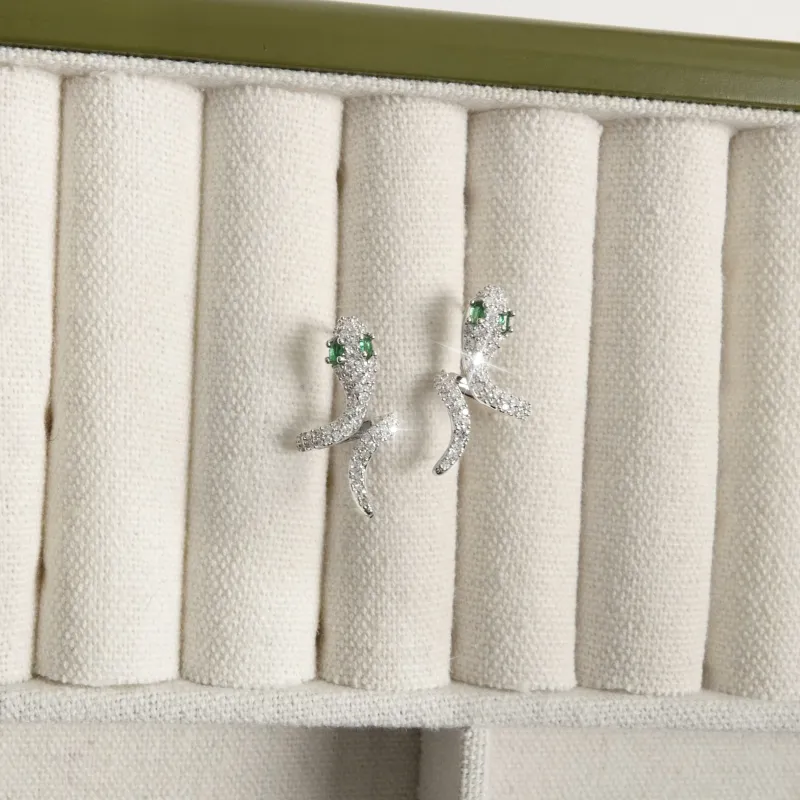 KEYS VIA Copper Alloy Stud Earrings Women's-7