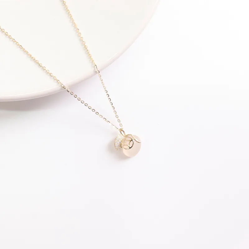 KEYS VIA Chalcedony Jade Necklaces Women's-8