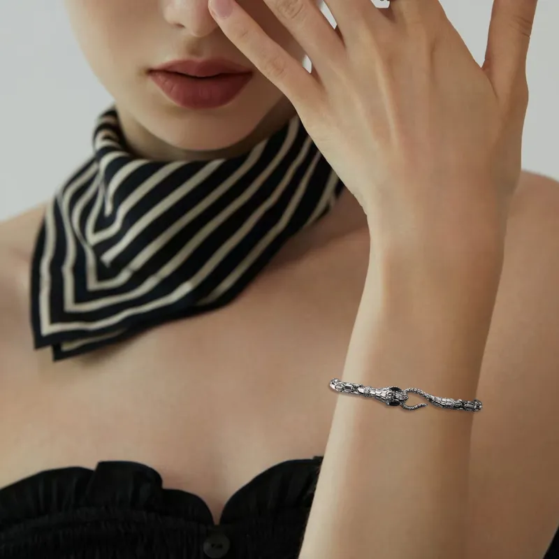 DREAM PARTY Copper Alloy Synthetic Cubic Zirconia Bracelets Unisex Gold/Silver-7