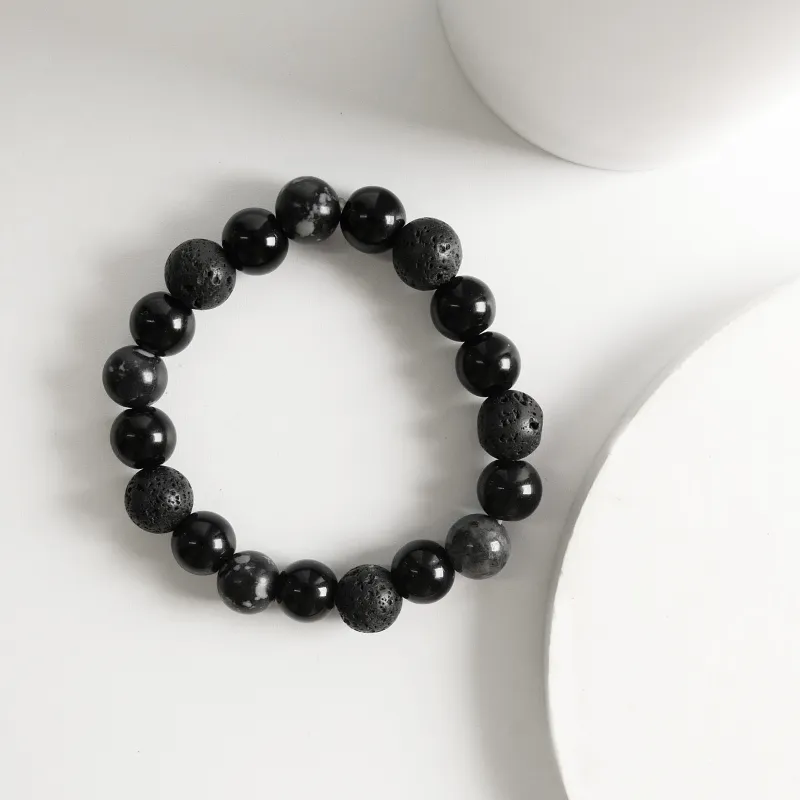 KEYS VIA Volcanic Stone Resin Bracelets Women's-2