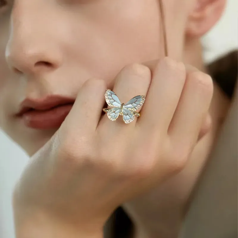 KEYS VIA Copper Alloy, Synthetic Cubic Zirconia Rings Women's-5