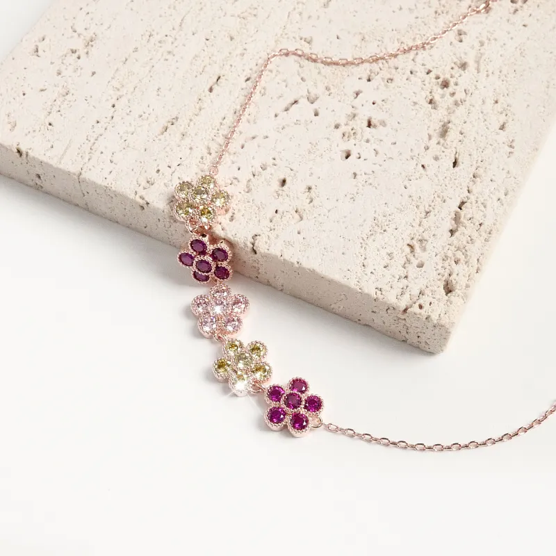 KEYS VIA Synthetic Cubic Zirconia Necklaces Women's-1