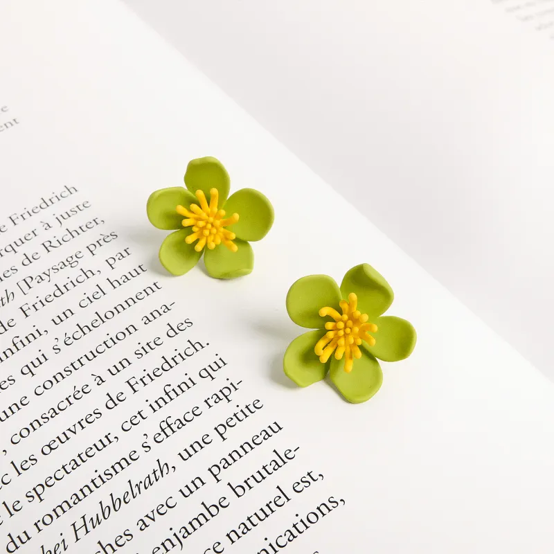 KEYS VIA Copper Alloy Stud Earrings Women's-3
