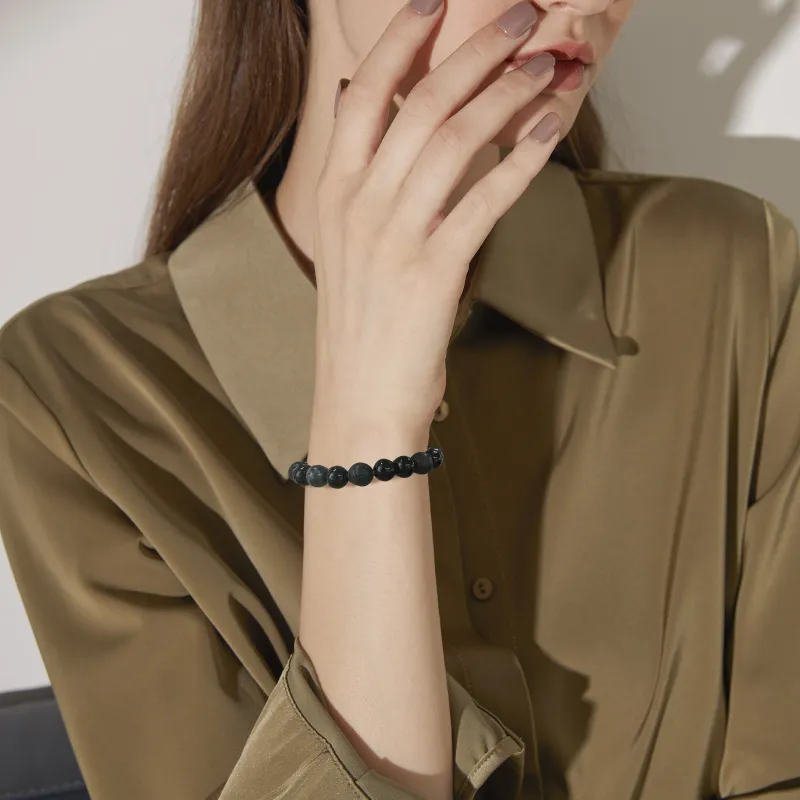KEYS VIA Volcanic Stone Resin Bracelets Women's-5