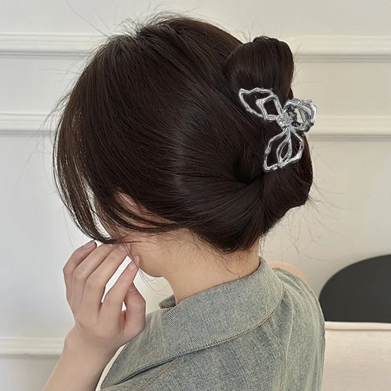 KEYS VIA Copper Alloy, Rhinestone Hair Clips Women's-4