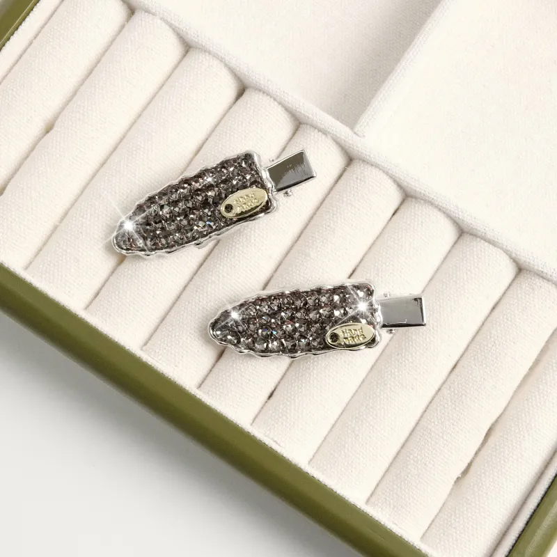 KEYS VIA Copper Alloy, Rhinestone Hair Clips Women's-3