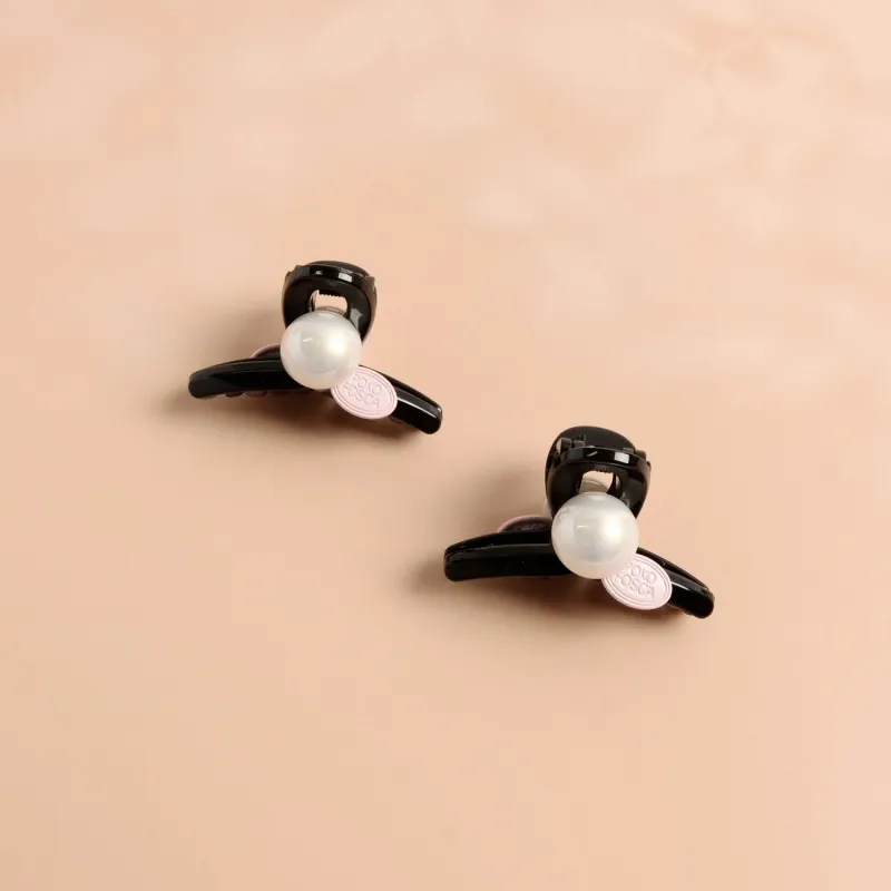 KEYS VIA Acrylic Imitation Pearl Copper Alloy Hair Clips Women's-3