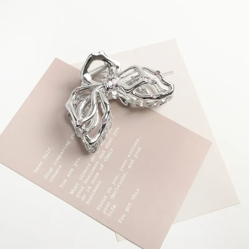 KEYS VIA Copper Alloy, Rhinestone Hair Clips Women's-3