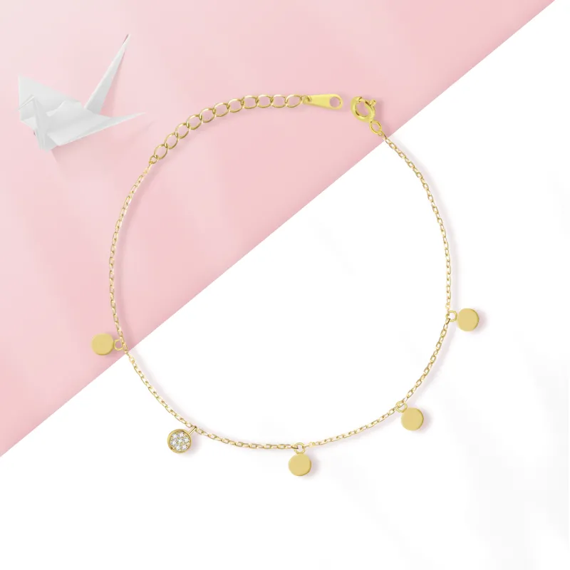 KEYS VIA S925 Silver Synthetic Cubic Zirconia Bracelets Women's-3