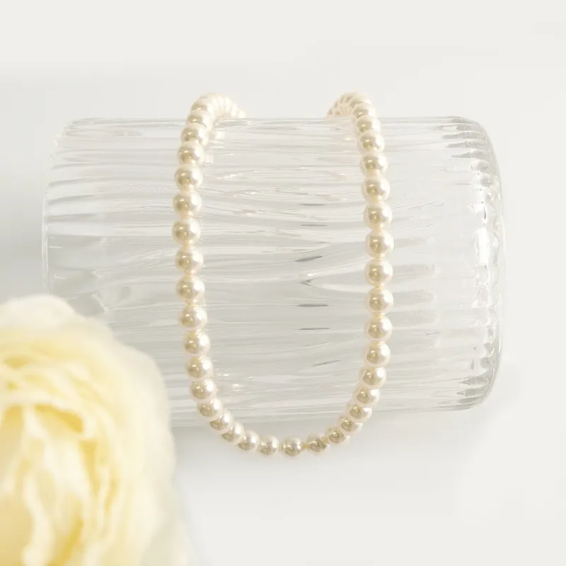 KEYS VIA Copper Alloy Imitation Pearl Necklaces Women's-12