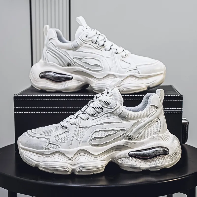 Animal Claws Anti Slip And Wear Resistant Height Increasing Low Top Chunky Sneakers Men's-8