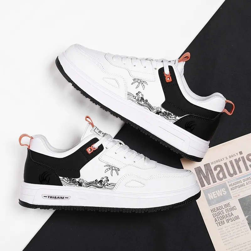 Animal Claws Anti Slip Wear Resistant Low Top Skateboard Shoes Men's-6
