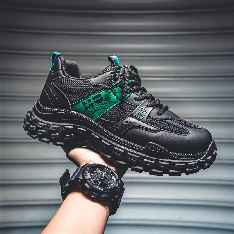 Animal Claws Anti Slip And Wear Resistant Height Increasing Low Top Chunky Sneakers Men's-4