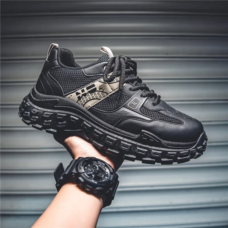 Animal Claws Anti Slip And Wear Resistant Height Increasing Low Top Chunky Sneakers Men's-1