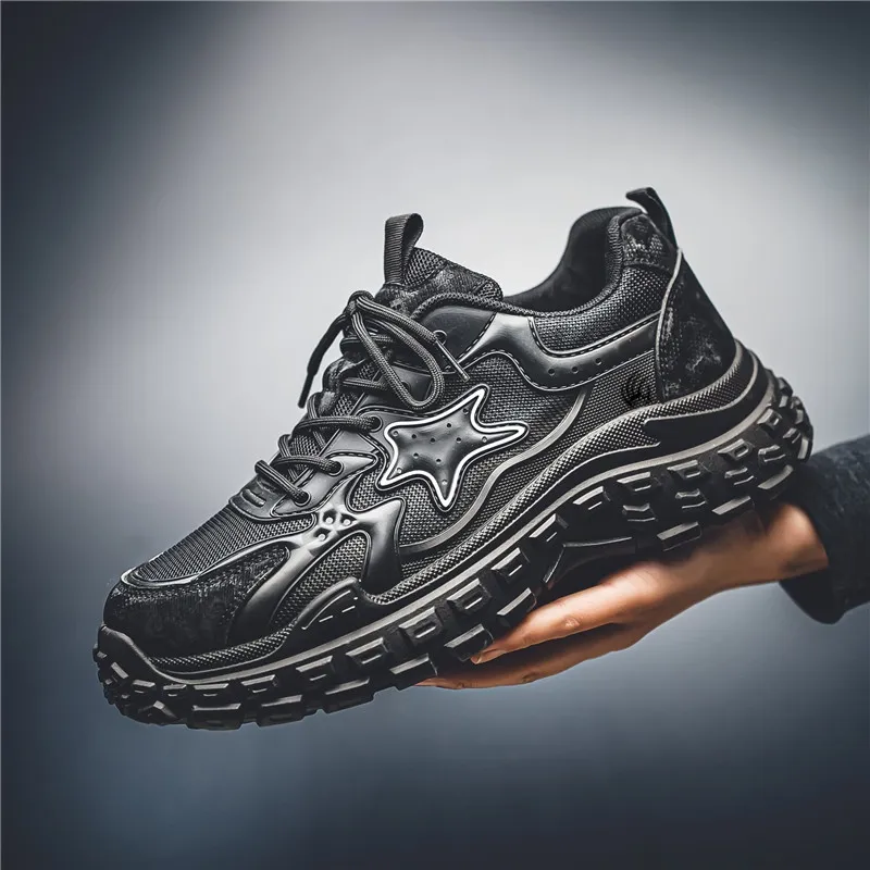 Animal Claws Anti Slip And Wear Resistant Height Increasing Low Top Chunky Sneakers Men's-7