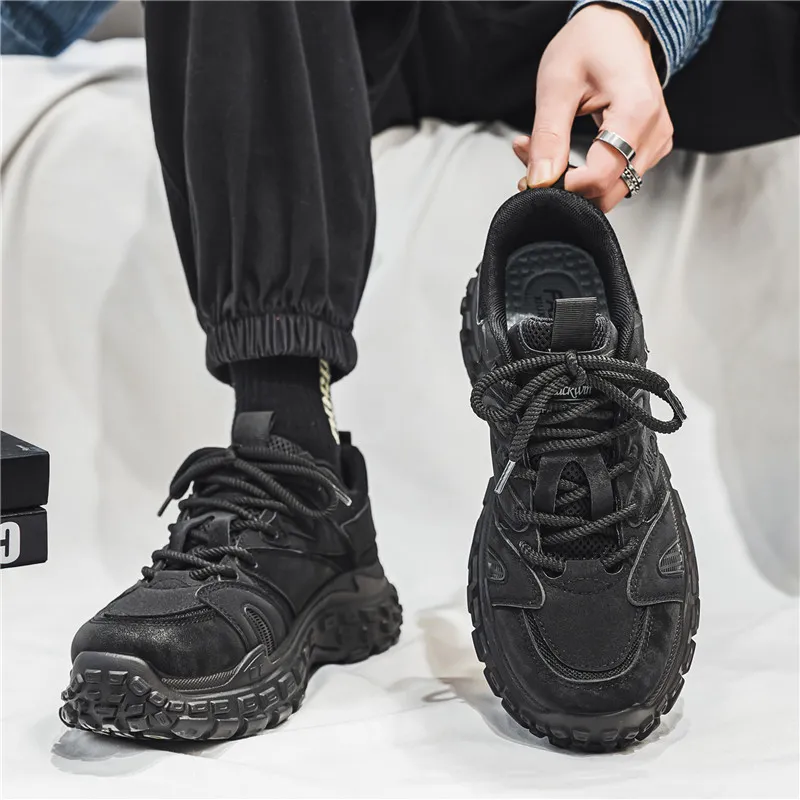 Animal Claws Anti Slip And Wear Resistant Height Increasing Low Top Chunky Sneakers Men's-2
