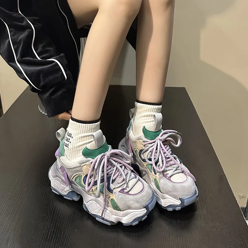 MXGM Low Top Chunky Sneakers Women's-4