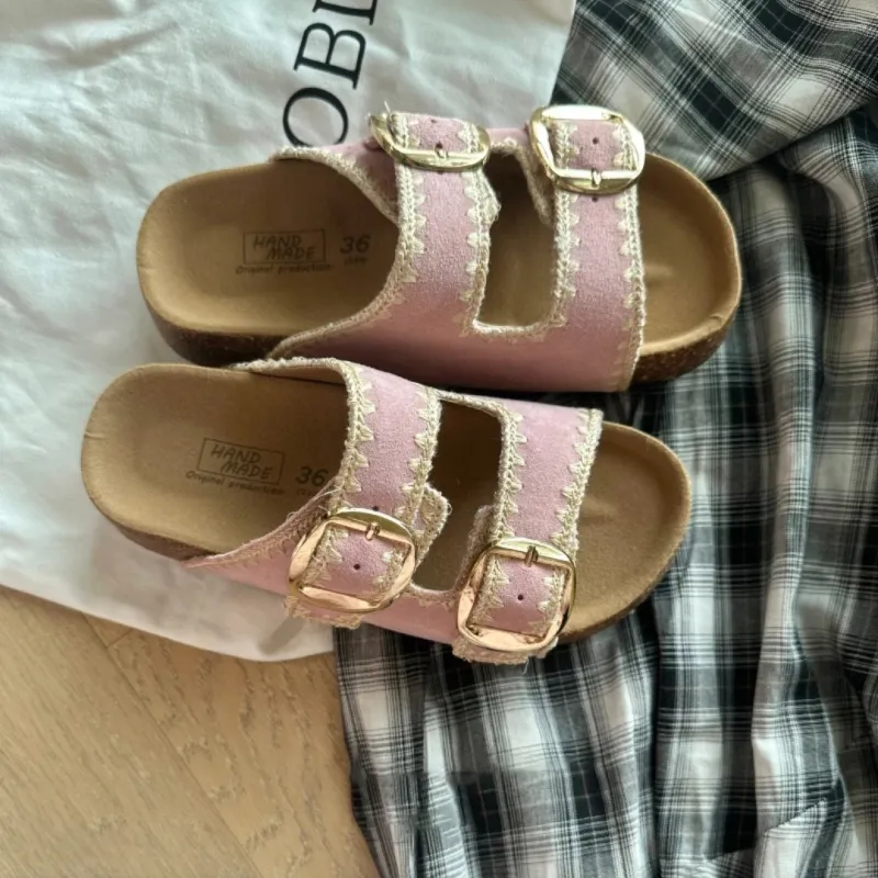 MXGM Slip Resistant Abrasion Resistant Slide Slippers Women's-3