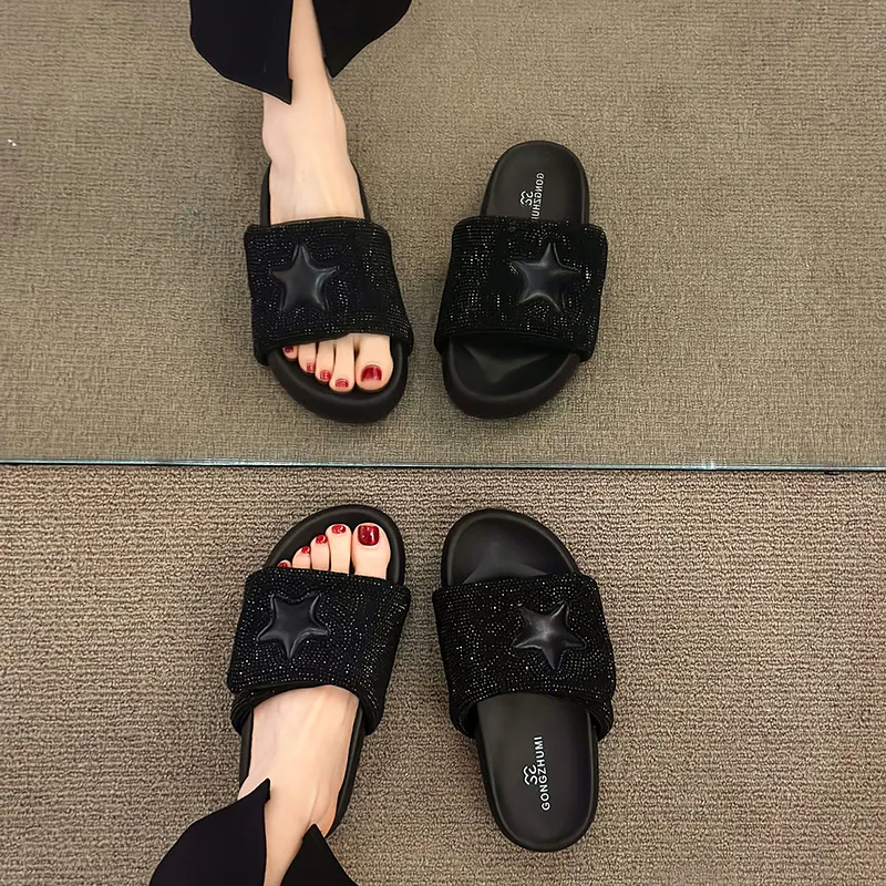 MXGM Slip Resistant Abrasion Resistant Slide Slippers Women's-7
