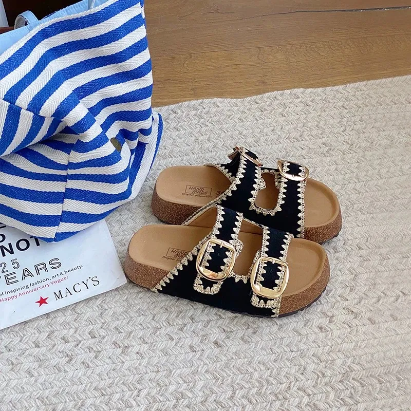 MXGM Slip Resistant Abrasion Resistant Slide Slippers Women's-13