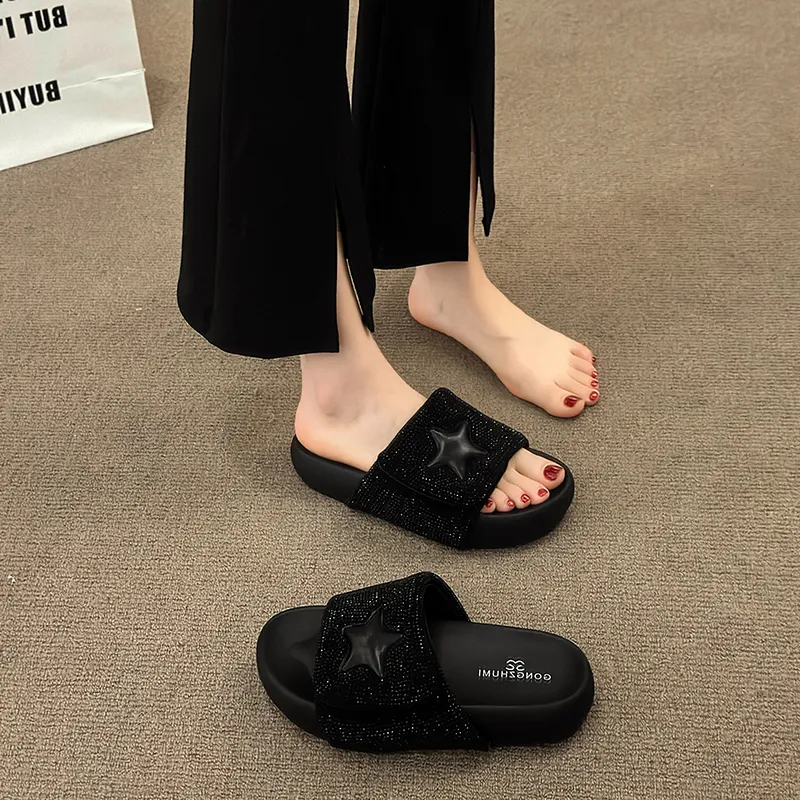 MXGM Slip Resistant Abrasion Resistant Slide Slippers Women's-5