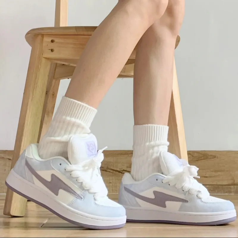 MXGM Low Top Skateboard Shoes Women's Lavender-3