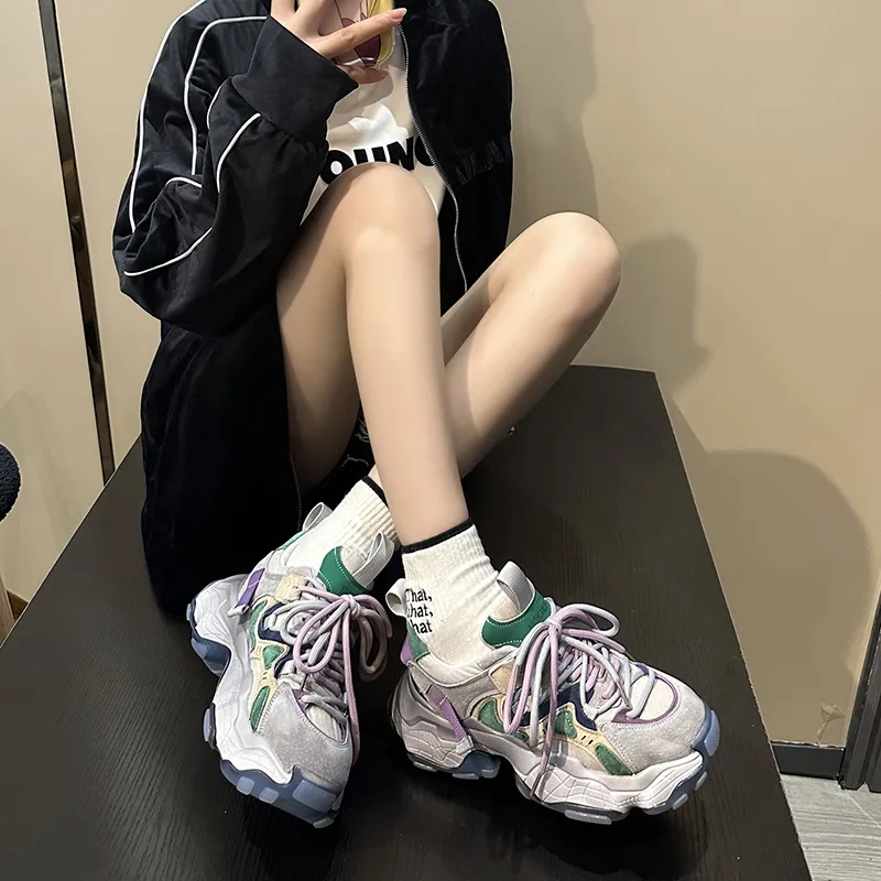MXGM Low Top Chunky Sneakers Women's-5