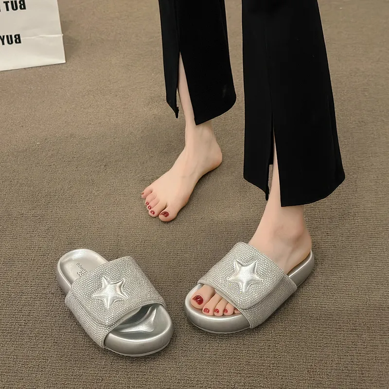 MXGM Slip Resistant Abrasion Resistant Slide Slippers Women's-1