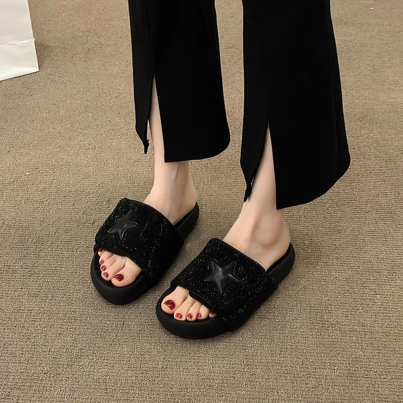 MXGM Slip Resistant Abrasion Resistant Slide Slippers Women's-9