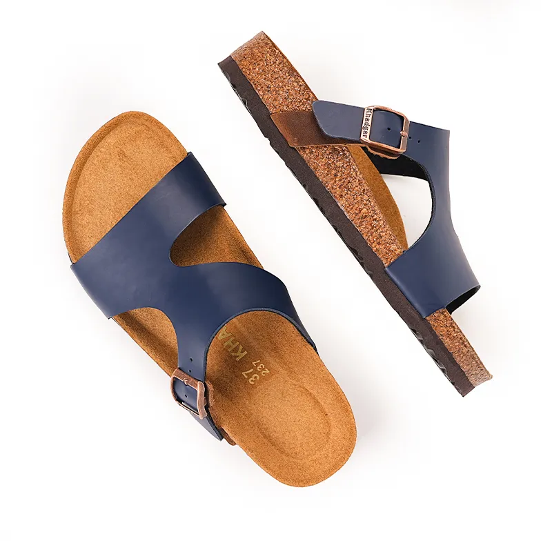 Khadgar Cork Sole Slip Resistant Abrasion Resistant Slide Slippers Women's-7