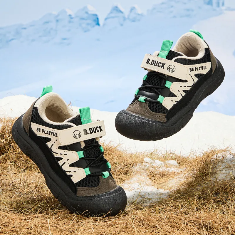 B.Duck Durable Warm Low Top Kids Lifestyle Shoes Children Aged 3 7 Years Old-15