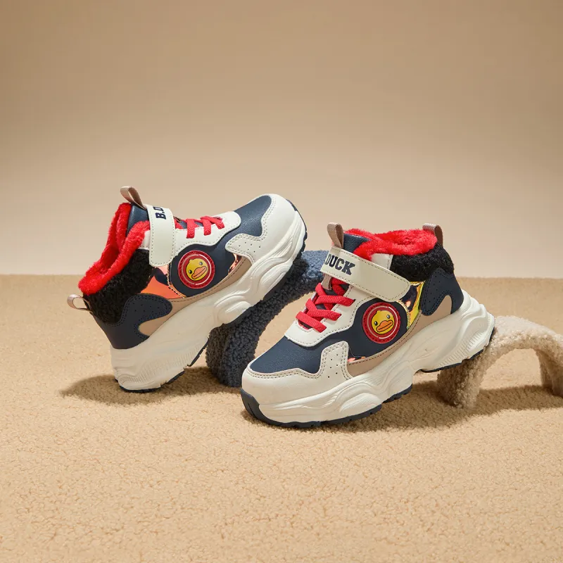 B.Duck Warm High Top Kids Lifestyle Shoes Children Aged 3 7 Years Old-3