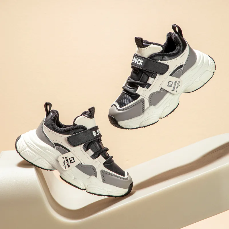 B.Duck Lightweight Cushioning Warm Low Top Kids Lifestyle Shoes Children Aged 3 7 Years Old-10
