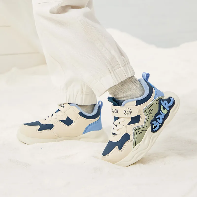 B.Duck Lightweight Cushioning Warm Low Top Kids Lifestyle Shoes Children Aged 3 7 Years Old-4