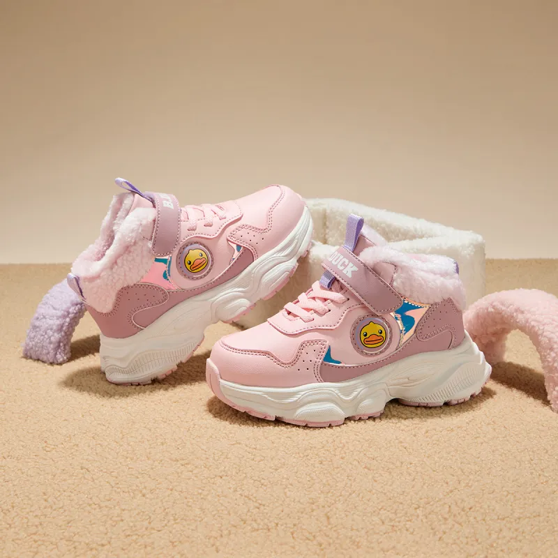 B.Duck Warm High Top Kids Lifestyle Shoes Children Aged 3 7 Years Old-9