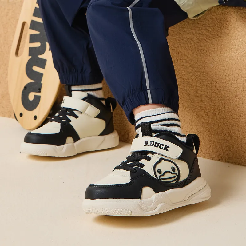 B.Duck Durable Warm High Top Kids' Skateboarding Shoes Children Aged 3 7 Years Old-5