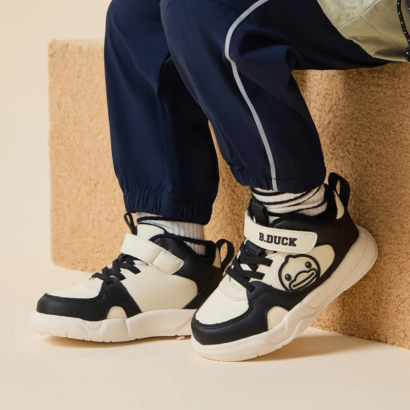 B.Duck Durable Warm High Top Kids' Skateboarding Shoes Children Aged 3 7 Years Old-4