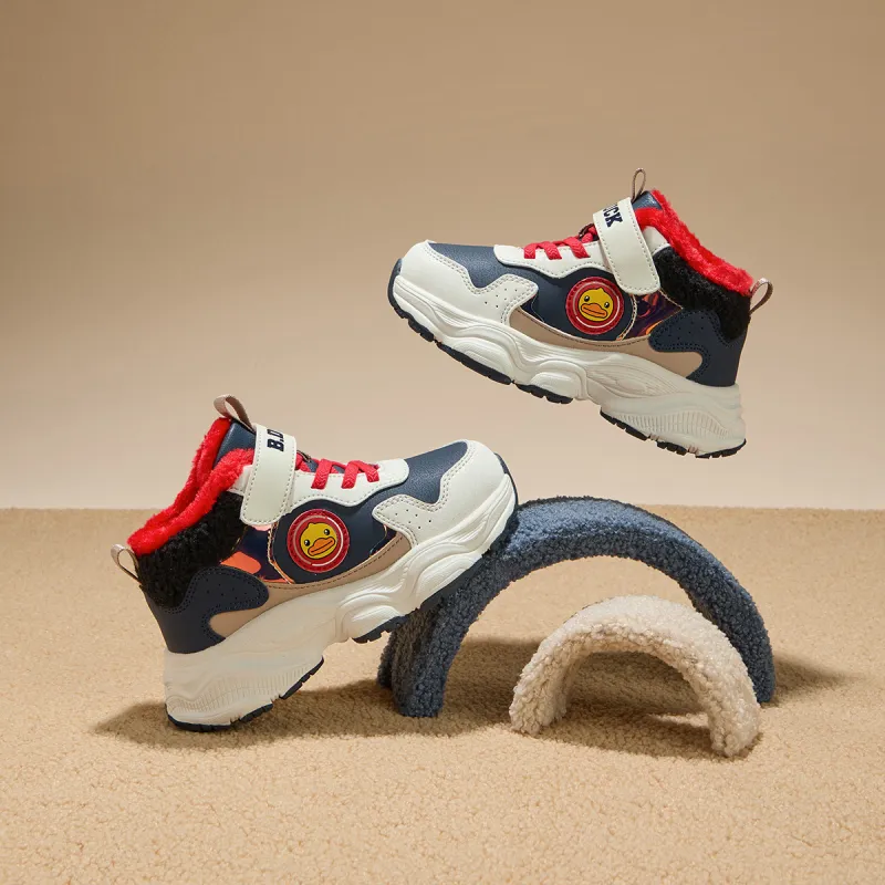 B.Duck Warm High Top Kids Lifestyle Shoes Children Aged 3 7 Years Old-5