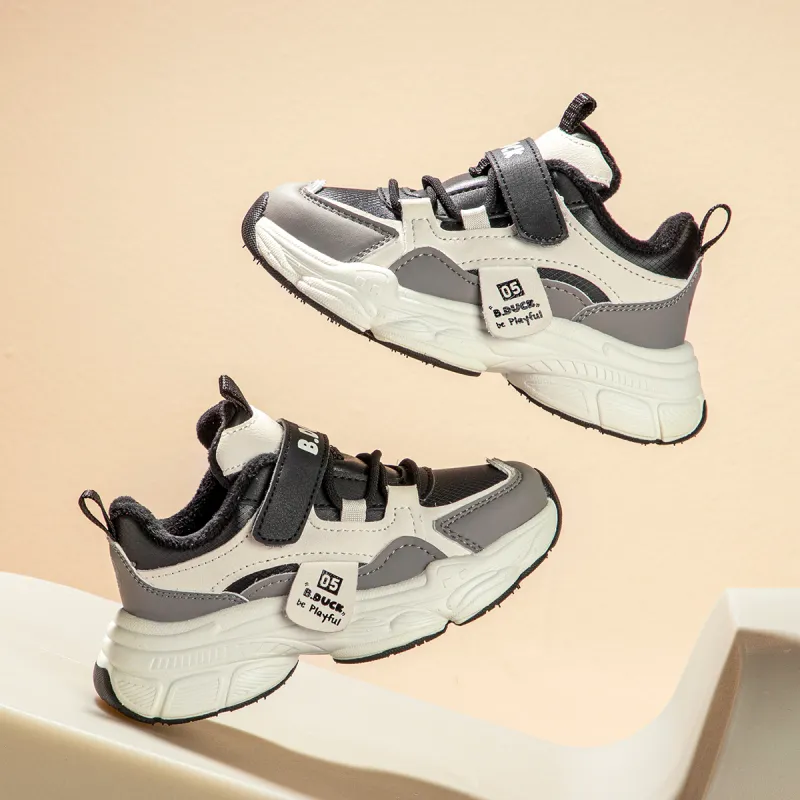 B.Duck Lightweight Cushioning Warm Low Top Kids Lifestyle Shoes Children Aged 3 7 Years Old-12