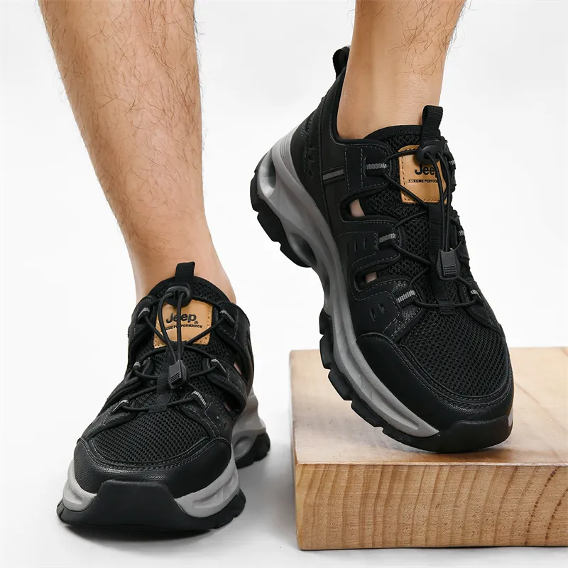 Jeep Cushioning Slip Resistant Coverage Low Top Outdoor Shoes Men's-8