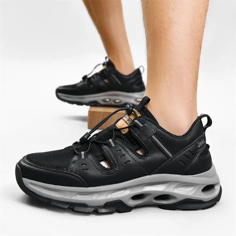 Jeep Cushioning Slip Resistant Coverage Low Top Outdoor Shoes Men's-6
