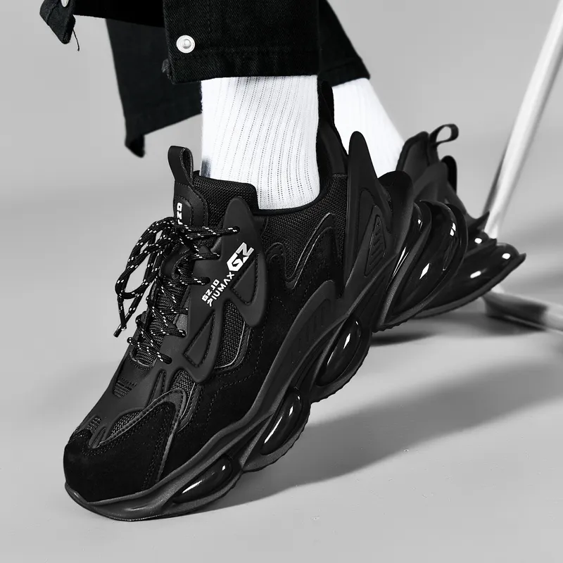 Cuzzi GZJD Fashion Trendy Shoes Height Increasing Abrasion Resistant Low Top Chunky Sneakers Unisex-7