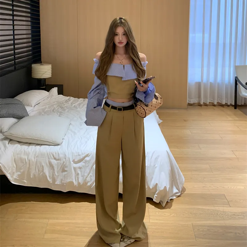 KUNZHUDAXIANG Fashion Casual Suit Women's-4