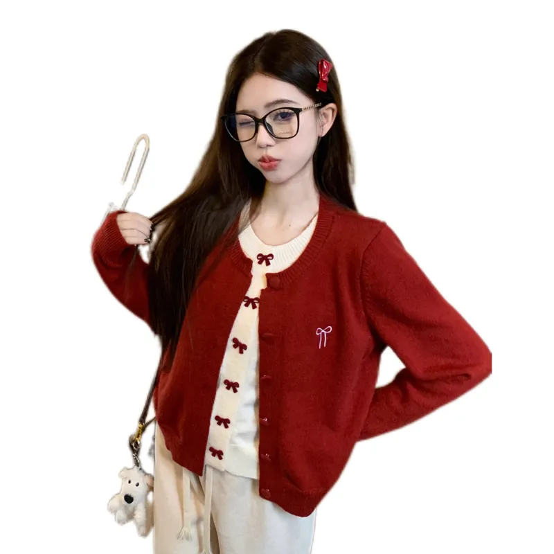 PAZZO Knitwear Women's Red-3