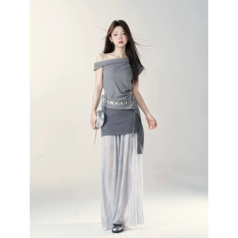 Udon House Two Piece Skirt Sets Women's-3