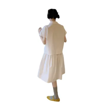 Udon House Skirt Set Women's Apricot