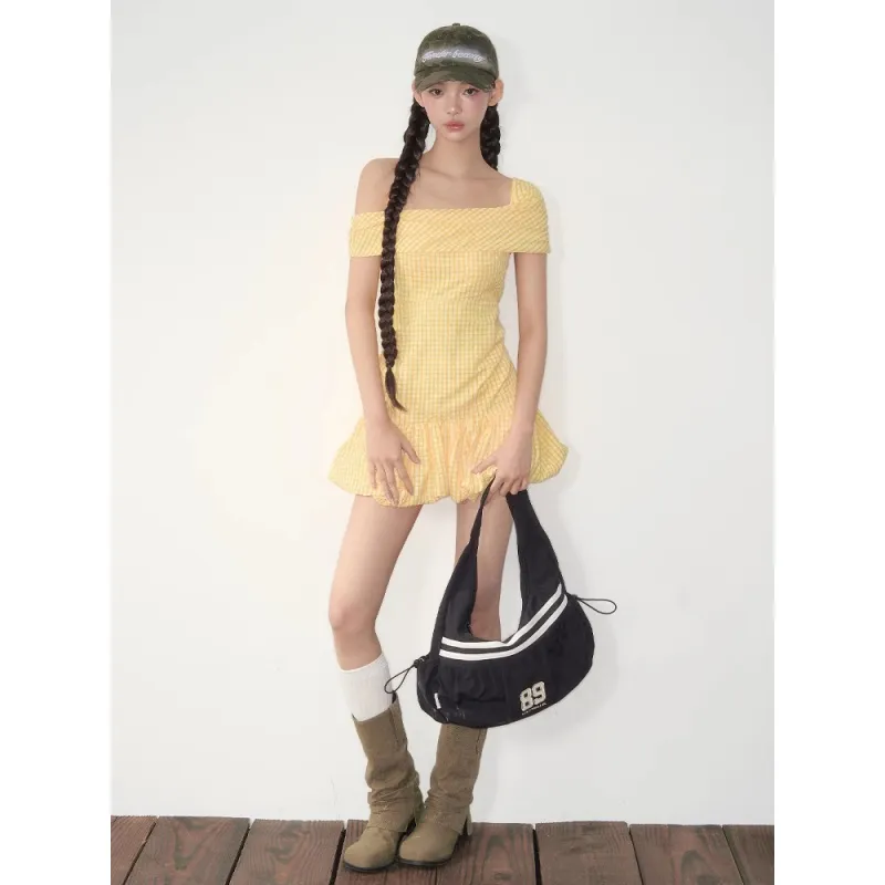 Udon House Short Sleeved Dress Women's-3