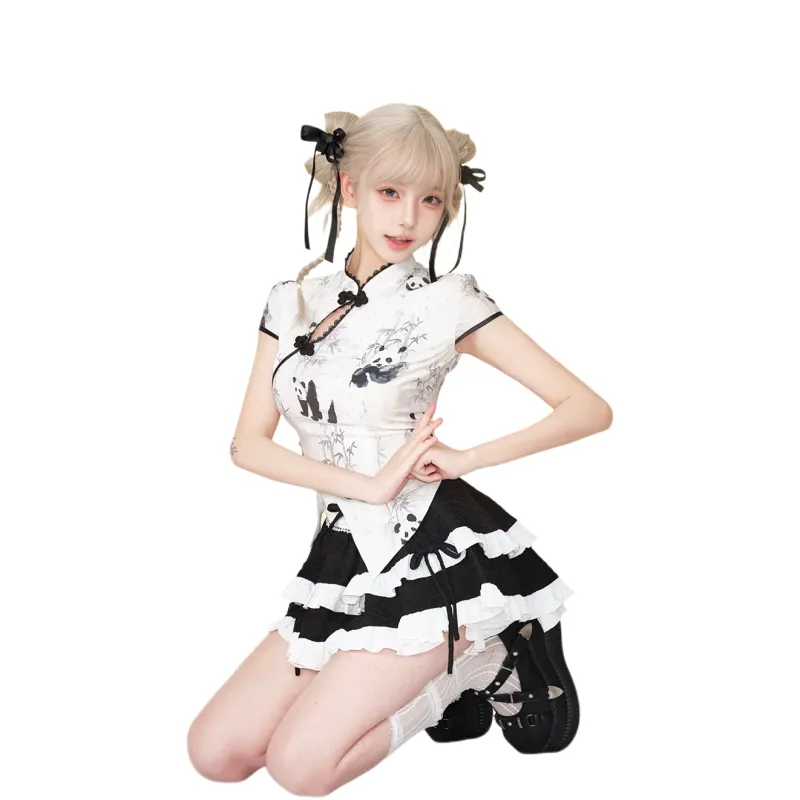 Udon House Two Piece Skirt Sets Women's-6