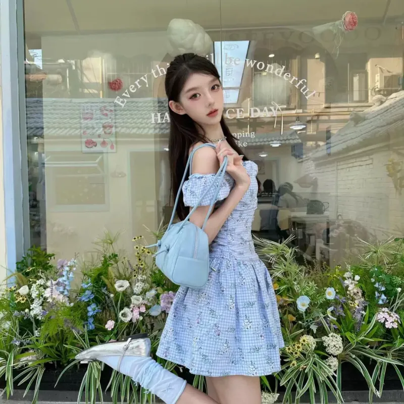 Udon House Short Sleeved Dress Women's-1