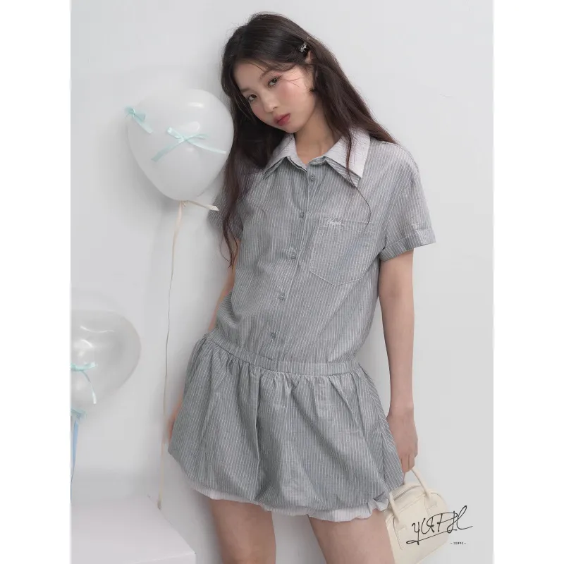 Udon House Short Sleeved Dress Women's-2